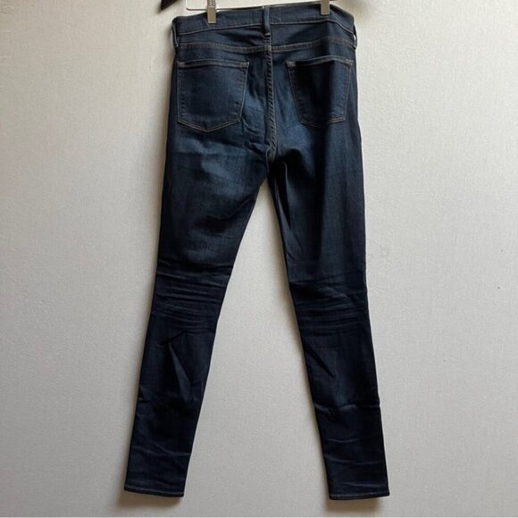 Frame Le Skinny de Jeanne Women's Dark Blue Denim Jeans 30” - Picture 5 of 13